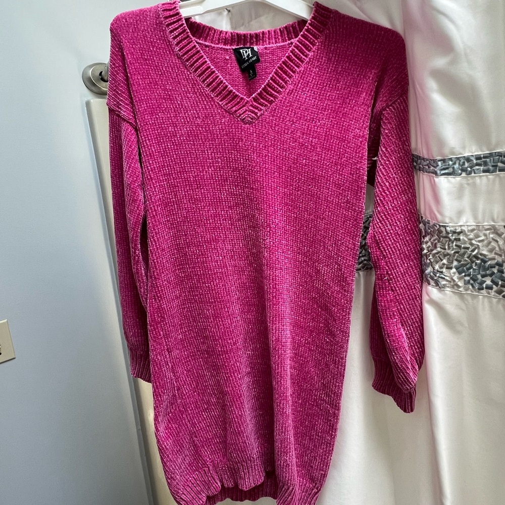 Derek Hearts Women’s Knitted Long Sleeve Sweater Dress